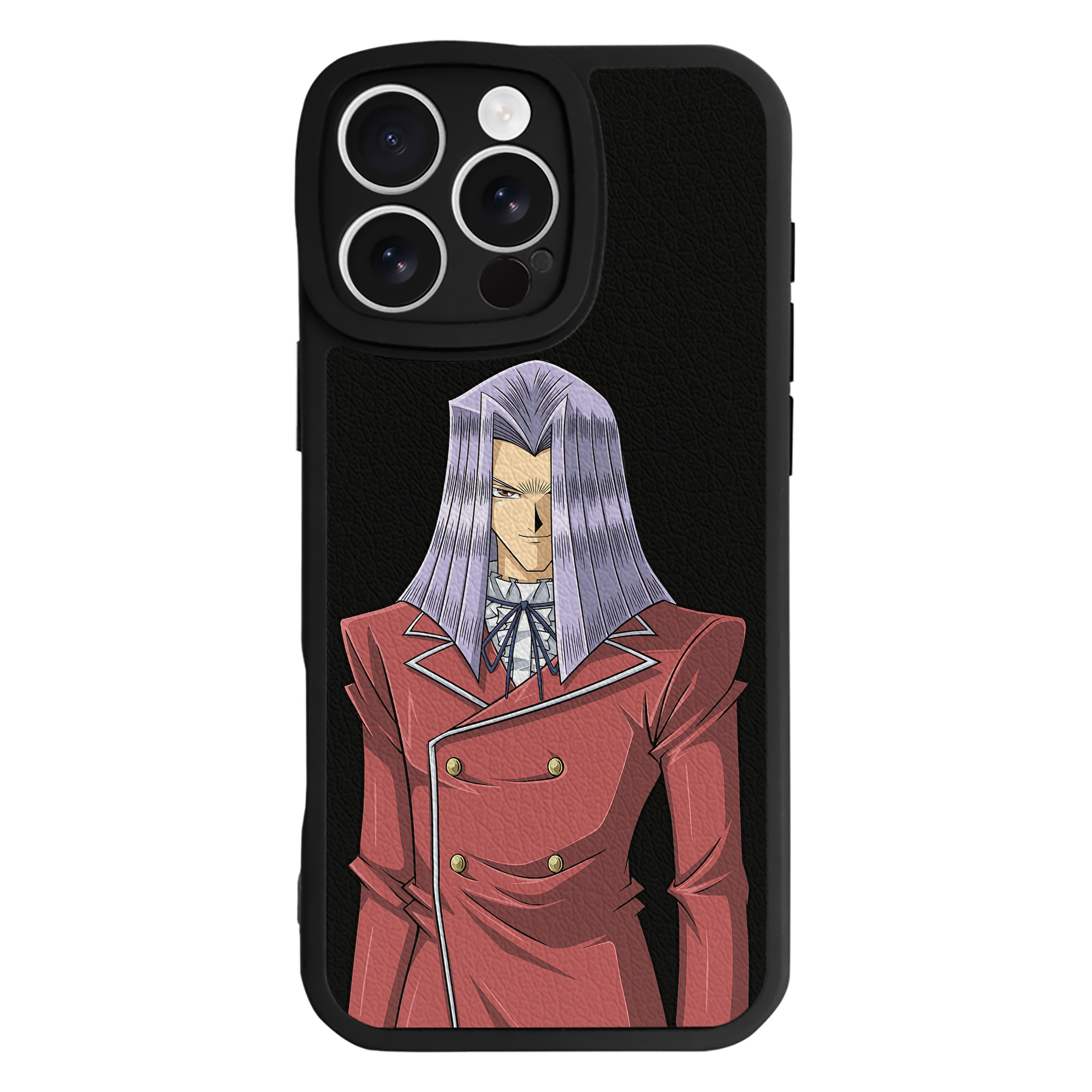 遊☆戯☆王 Yu-Gi-Oh! 【iPhone 16シリーズ対応】シリコンスマホケース（レザー調） 材質：シリコン